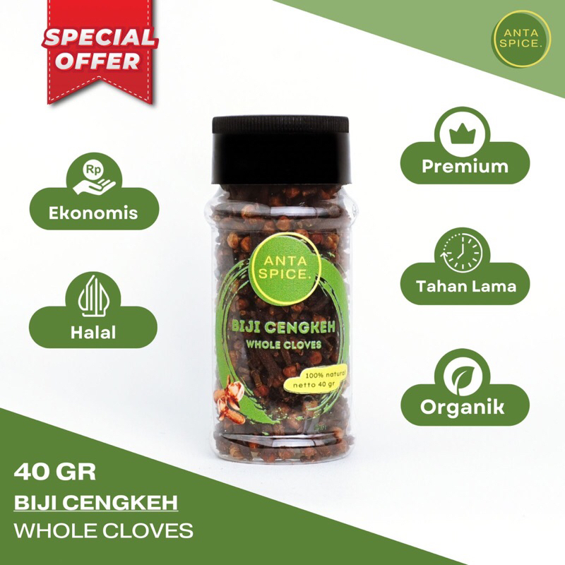 

Cengkeh Utuh / Whole Clove 40 Gr