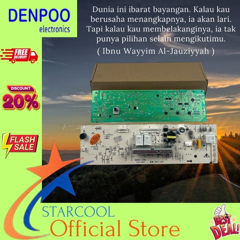 DENPOO DFL 8-10G Front loading, Modul pcb mesin cuci denpoo front loading