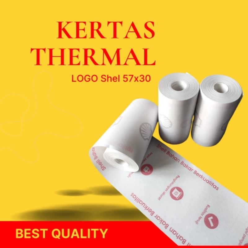 

KERTAS THERMAL LOGO SHELL 57X30