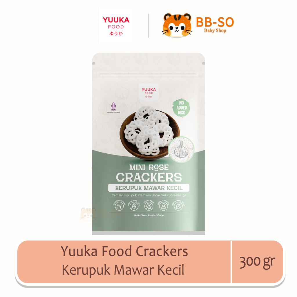 

Yuuka Food Crackers Kerupuk Mawar Kecil 300 g