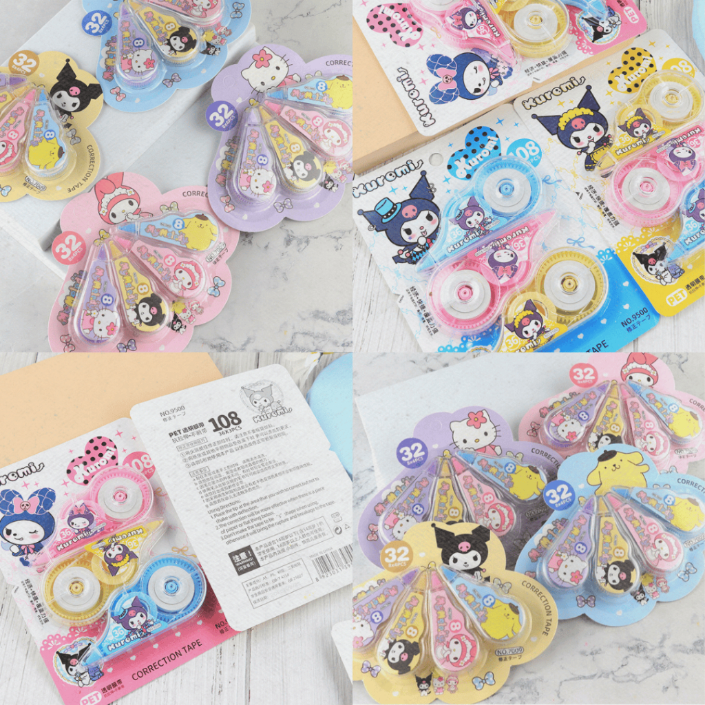 

Correction Tape Set Tipe-X Kertas Stipo Kertas Karakter Lucu BT21 Spesial