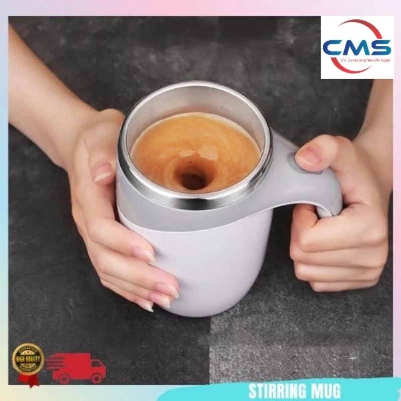 Gelas Mug Pengaduk minuman otomatis (CMS) gelas aduk elektrik otomatis