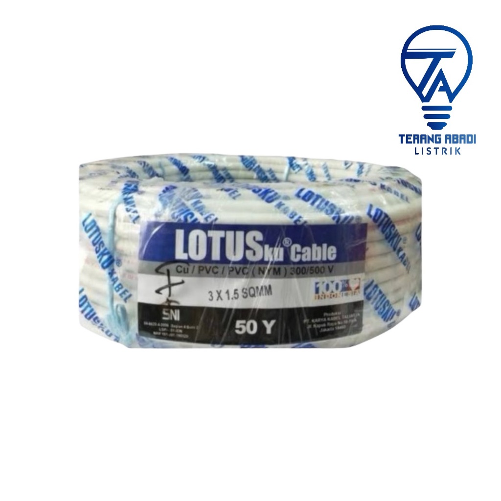 KABEL NYM LOTUS 3 X 1,5 50 YRD