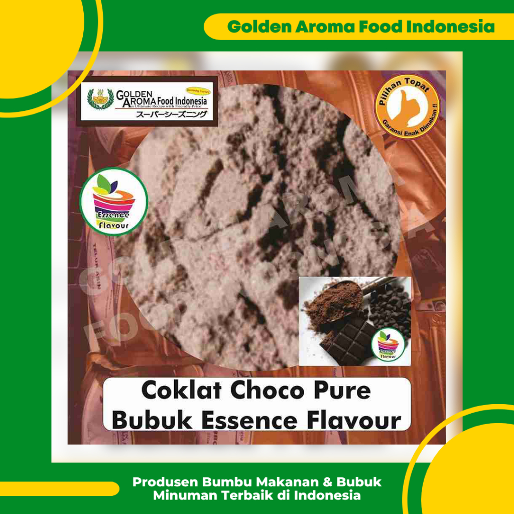 

Bubuk Coklat Pure Efe 1/2 Kg Essen Flavor Ekstrak Chocolate Cokelat Murni 500 Gram Tanpa Gula Flavour Essence Flavour Extract GAFI Esen Buat Makanan dan Minuman Roti Kue Bolu Wangi Terbaik yang Bagus Bandung Jakarta Surabaya Review Suwir Nasi Bejek Umpan