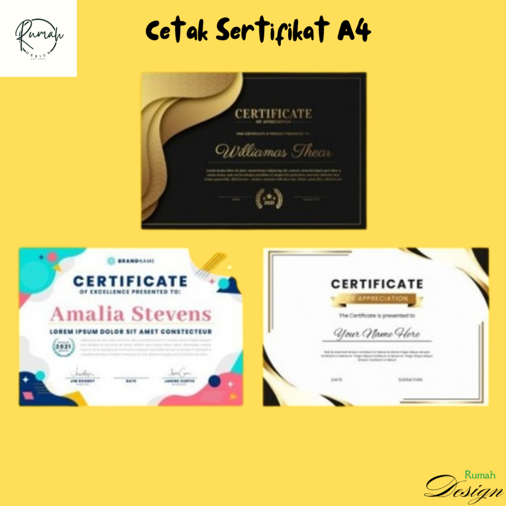 

Print Sertifikat A4 2 sisi