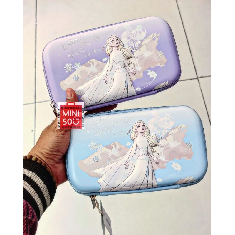 

MINISO Tempat Pensil / Stationary Case DISNEY Frozen Collection (20x4x11cm) BLUE / PURPLE