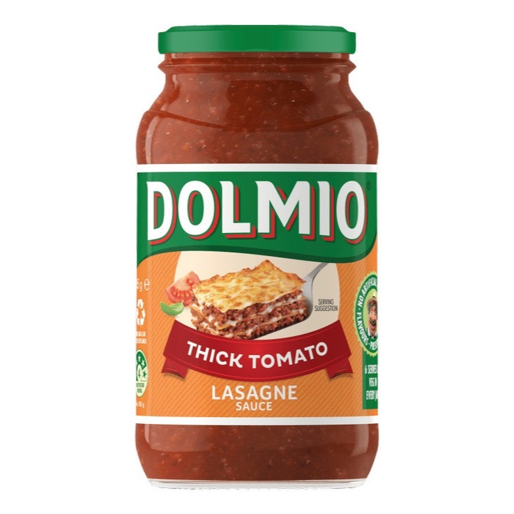 

saus lasagna dolmio thick tomato 490