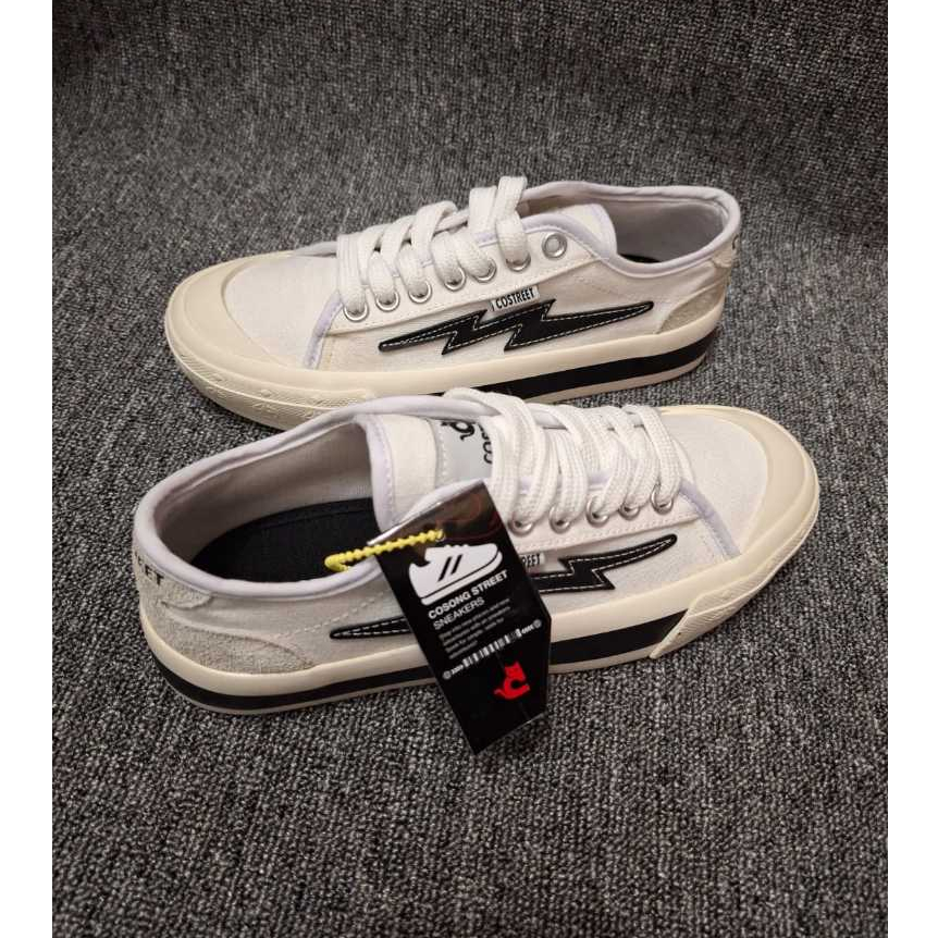 TAKANA ONLINE Sepatu Sneakers Pria Wanita Model XTRAIL White Angora Terbaru