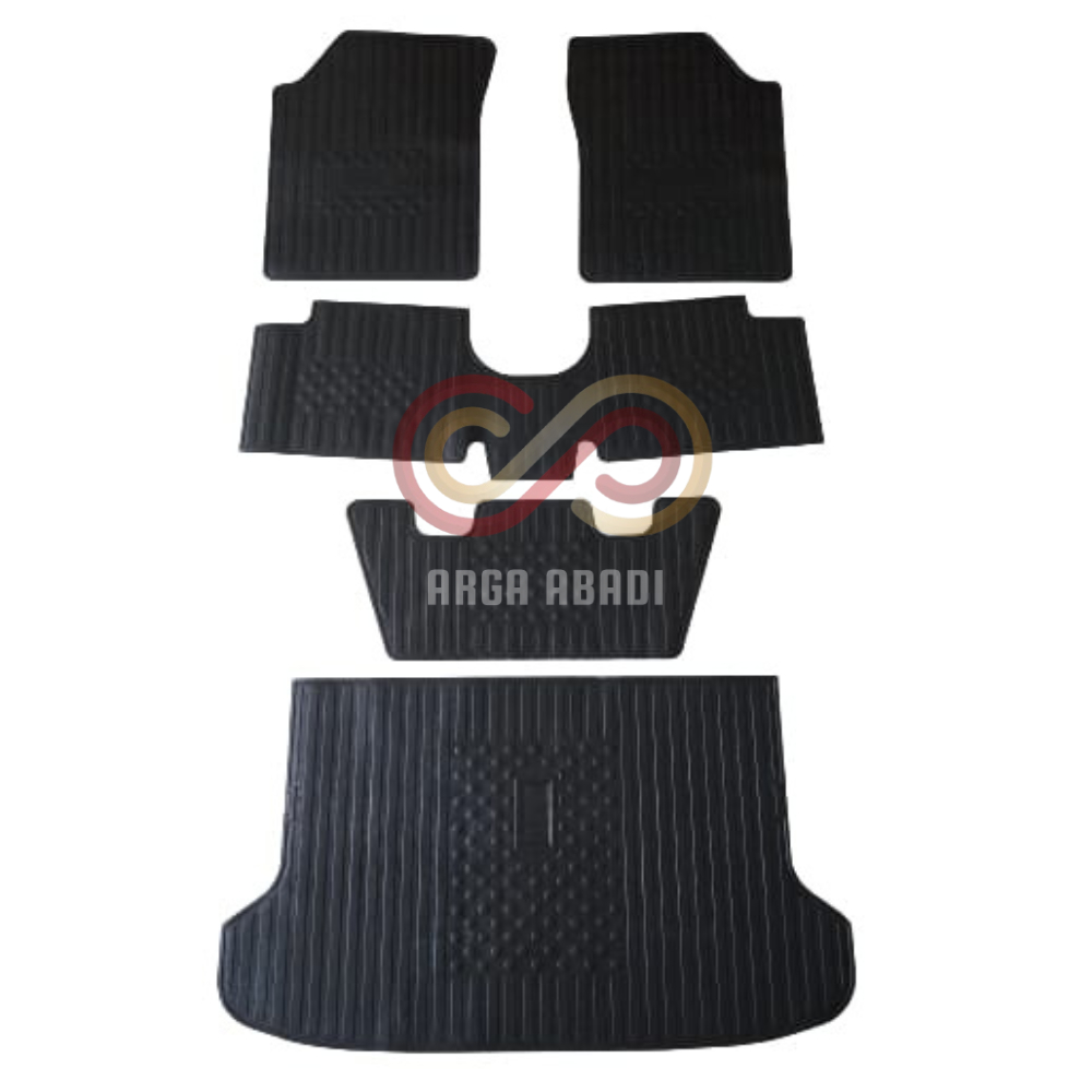 Karpet Karet Full Set Lantai Mobil Daihatsu Sigra LOGO - SIGRA