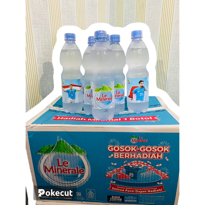 

Air Mineral Le Mineral 600 ml isi 24 Pcs