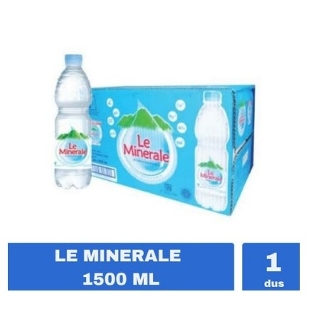 

AIR MINERAL LE MINERALE 1500ML 1 DUS ISI 12 PCS