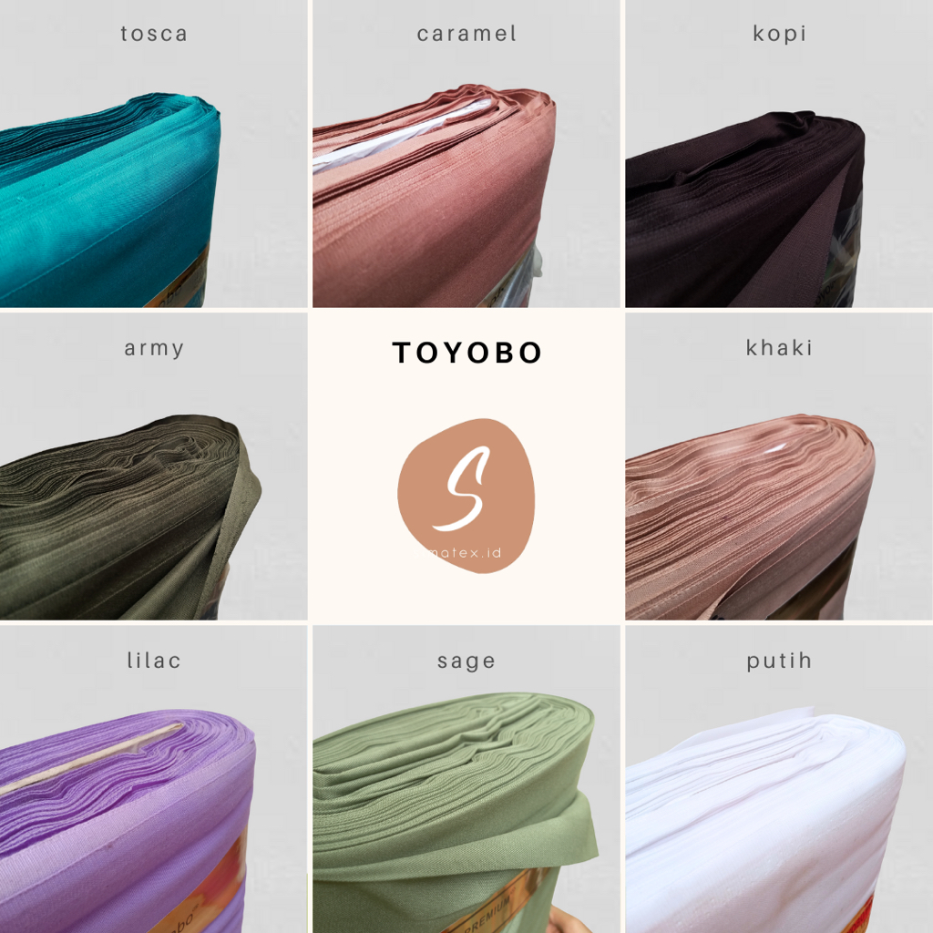 RK (HARGA PER ROL 40 YARD) Kain TOYOBO ROYAL MIX Platinum