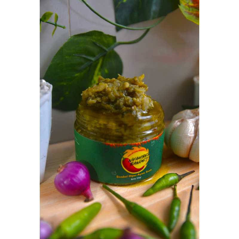 

NYAMBEL BANGET - Sambal Hijau Ayam Suwir 120GR