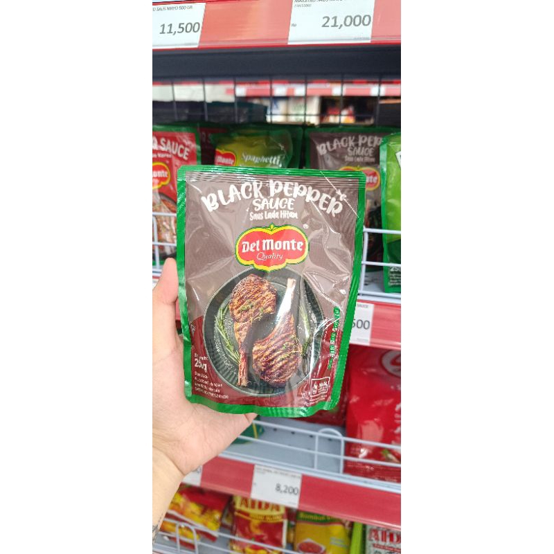 

[ 250 GRAM ] Delmonte Saus Lada Hitam 250 Gram Black Pepper Sauce Delmonte 250 Gram