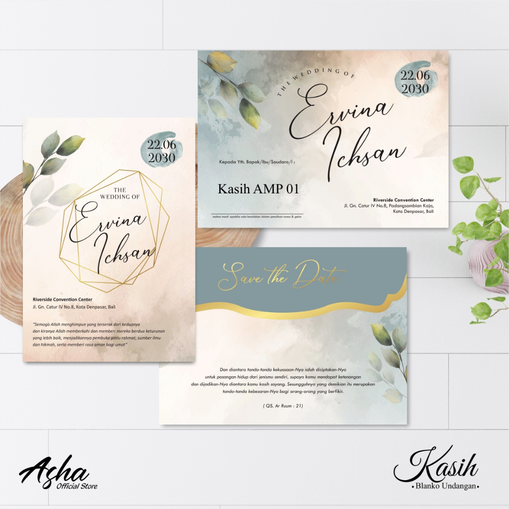 UNDANGAN PERNIKAHAN AMPLOP KASIH  - UNDANGAN AMPLOP PERNIKAHAN AESTHETIC - UNDANGAN NIKAH AMPLOP