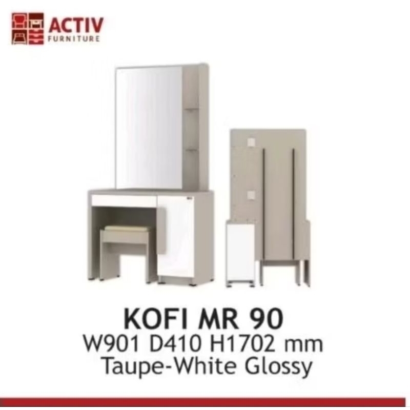 Meja rias minimalis KOFI MR 90