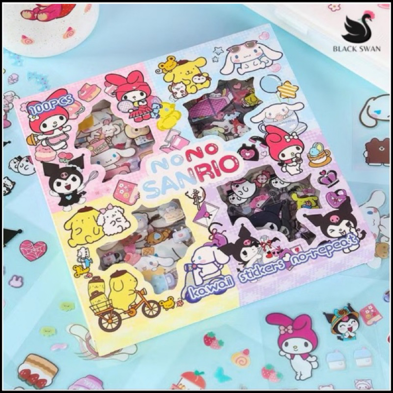 [BS] Stiker Anak Lucu Sanrio Karakter / Stiker Momo / Stiker My Little Pony / Stiker Kuromi
