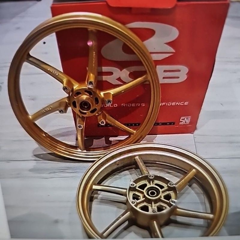 Velg RCB Racing Boy Sp 522 Palang 6 Ninja 150 RR R 17 x 215 300 Gold