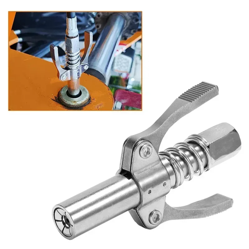 Grease Nozzle Grease Gun Coupler Alat Grease Coupler Duty Kunci Ganda Grease Coupler Kepala Grease