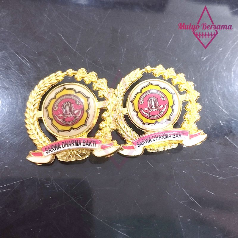 Pin Logo Karang Taruna Pin Karang Taruna Sarwa Dharma Bakti Padi Kapas - Mulyo Bersama