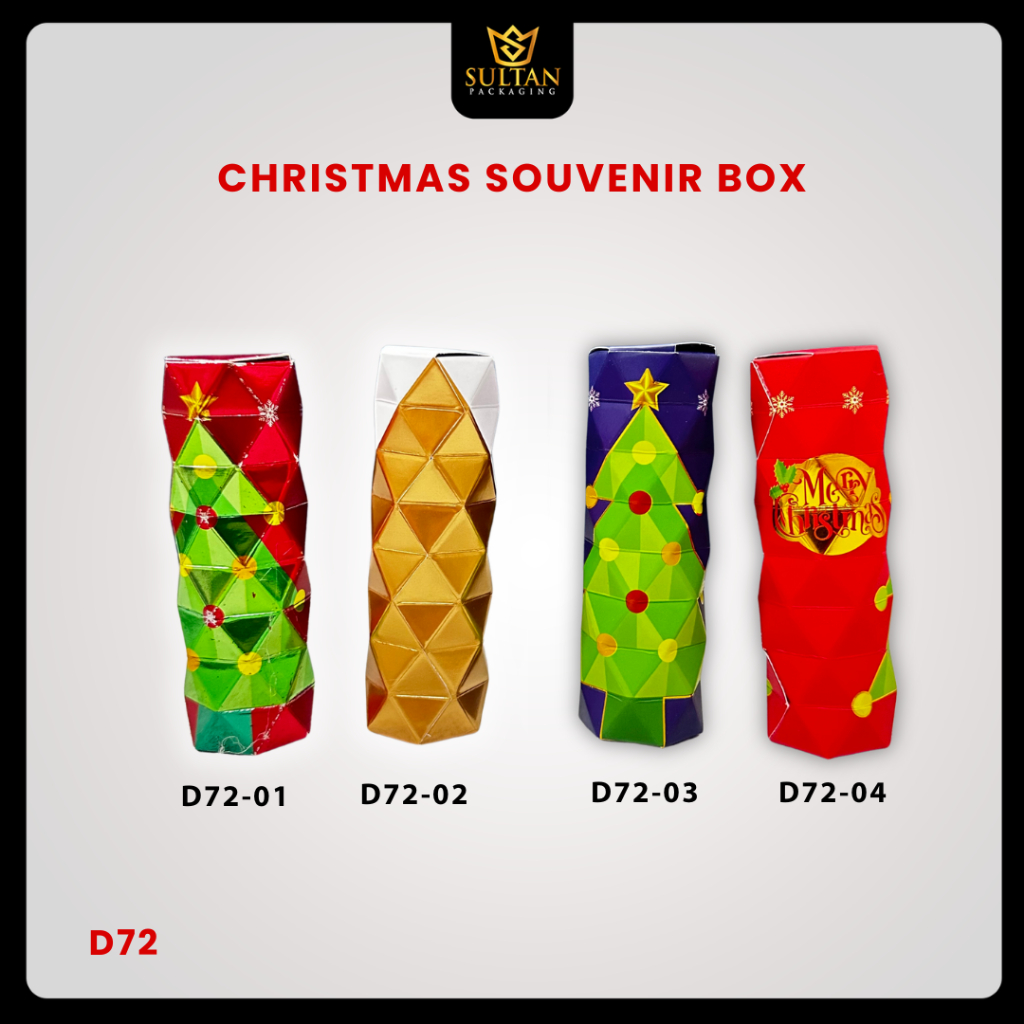 

Box Natal / Kotak Kado Christmas /Souvenir Natal / D72