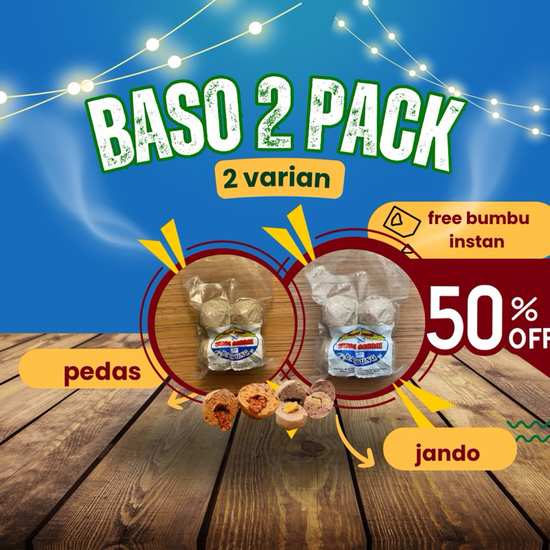 

Bakso ikan Sinar bahari isian mercon4+jando4
