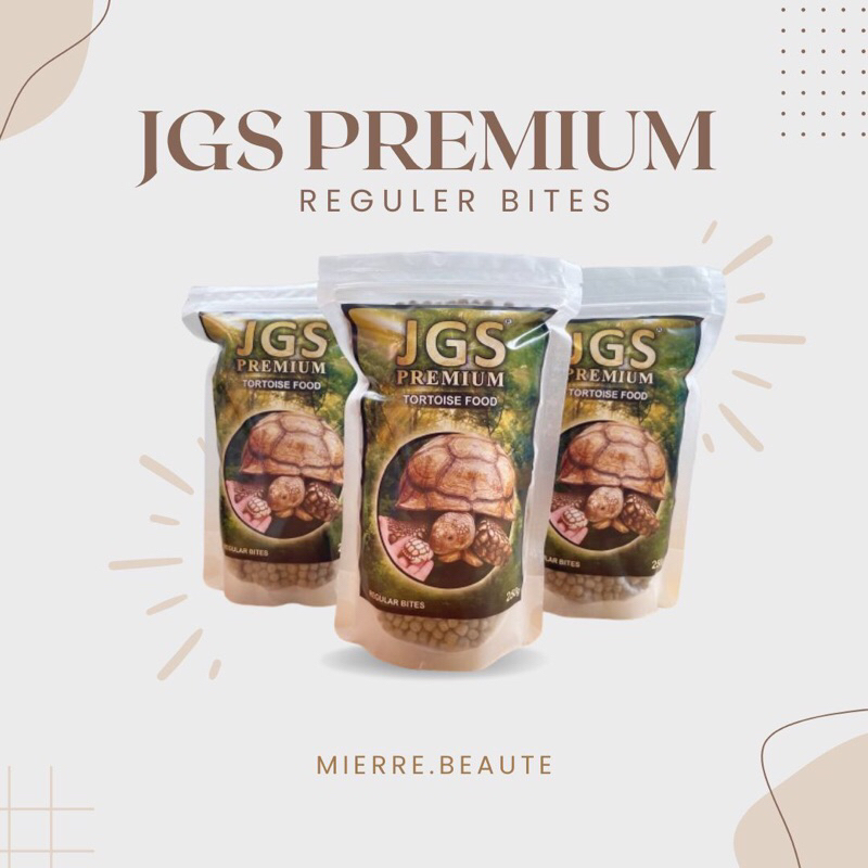 MIERRE - JGS Premium Tortoise Food 250gr - Makanan Kura-Kura Darat