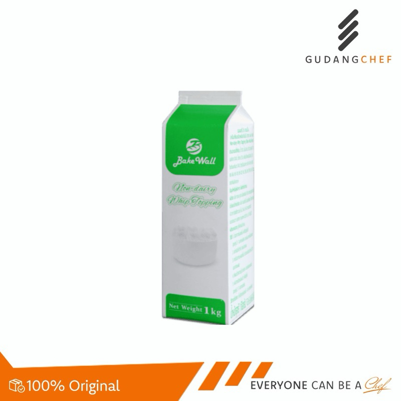 

Bakewall Whip Topping Cream 1 Liter - Non Dairy Cream untuk Kue dan Minuman