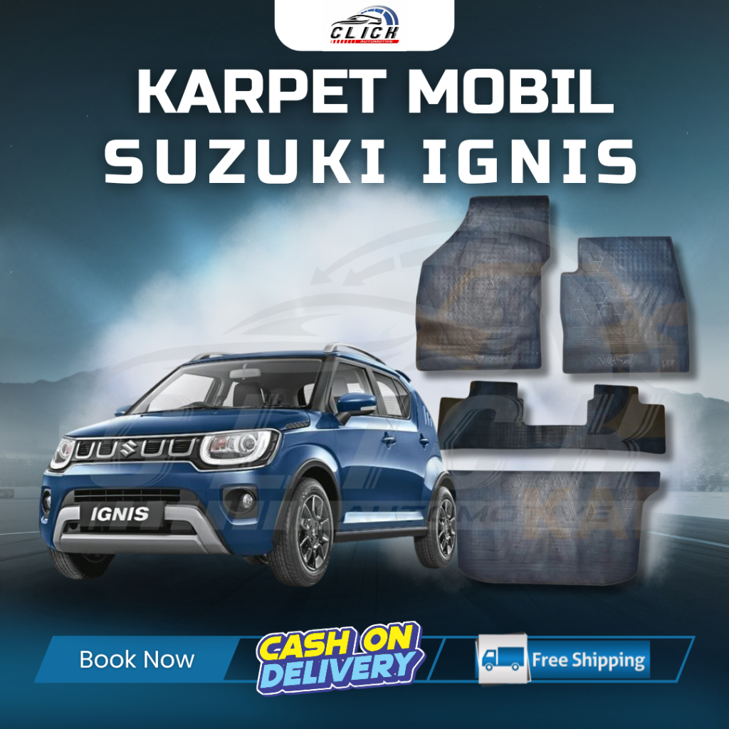 Karpet Lantai Karet Suzuki Ignis / Karpet Mobil Karet Suzuki Ignis Satu Set Lengkap