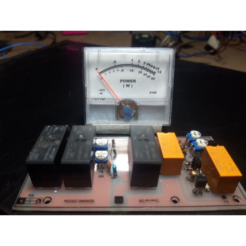 PAKET SENSING RF PROTEK INPUT + VU POWER METER 1200W