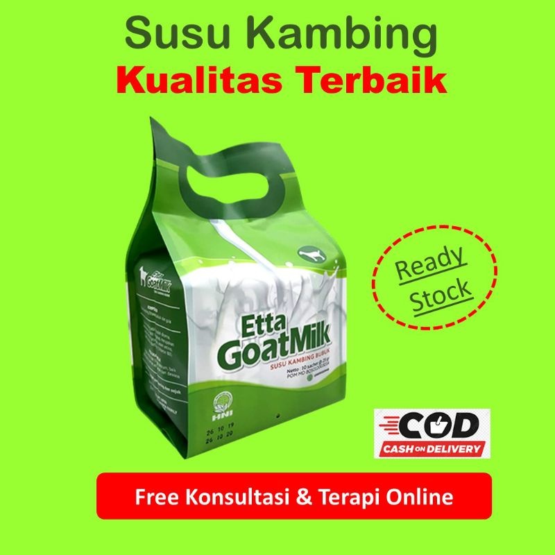 

ETTA GOAT MILK HNI HPAI | Susu Kambing HPAI | Herba Nutrisi Alami Stamina