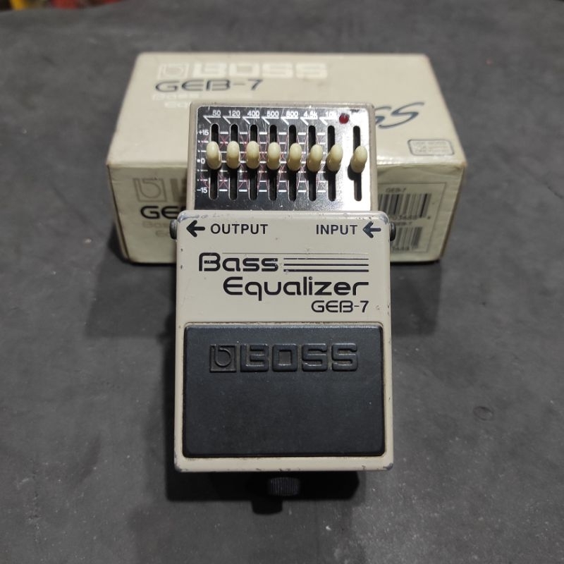 Boss GEB 7 ,Bass Equalizer, Efek Gitar Bass, Not GE 7b, GE 7, Nux, Zoom,, Valeton