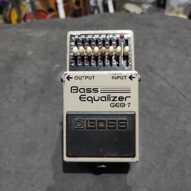 Boss GEB 7 Bass Equalizer, Efek Bass, Preamp, Not GE 7, Nux Zoom