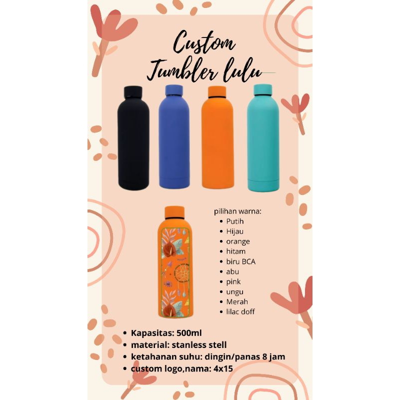 custom Tumbler Lulu