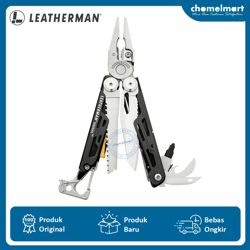Leatherman Signal Alat Saku 832626 – Hitam/silver 10555785