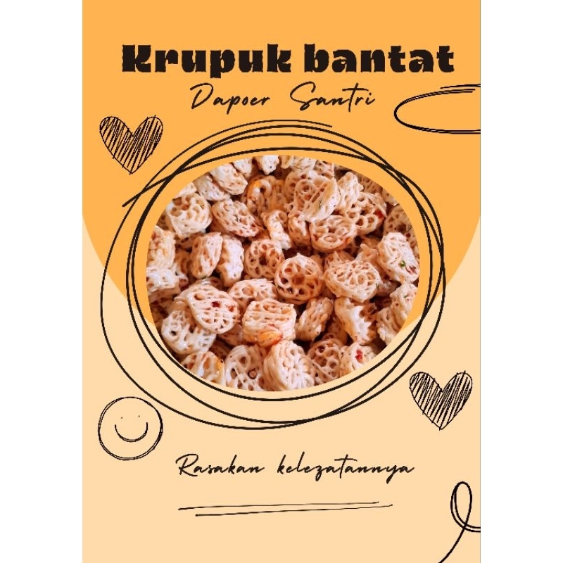 

KRUPUK BANTAT (dapoer santri) 250 gram