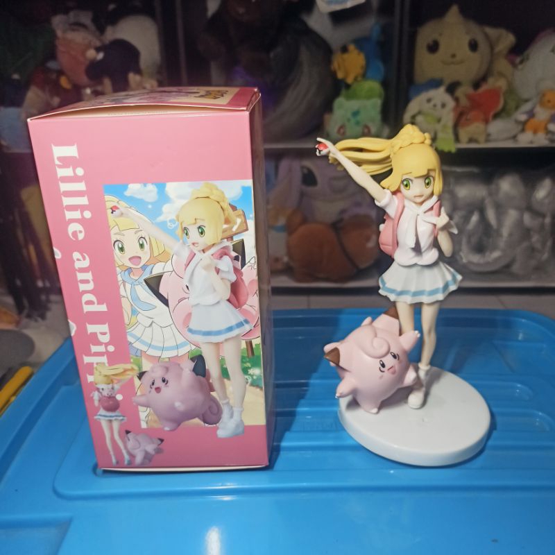 Pokemon Figure Kotobukiya Trainer Lilie And Clefairy KWS (Not Original)