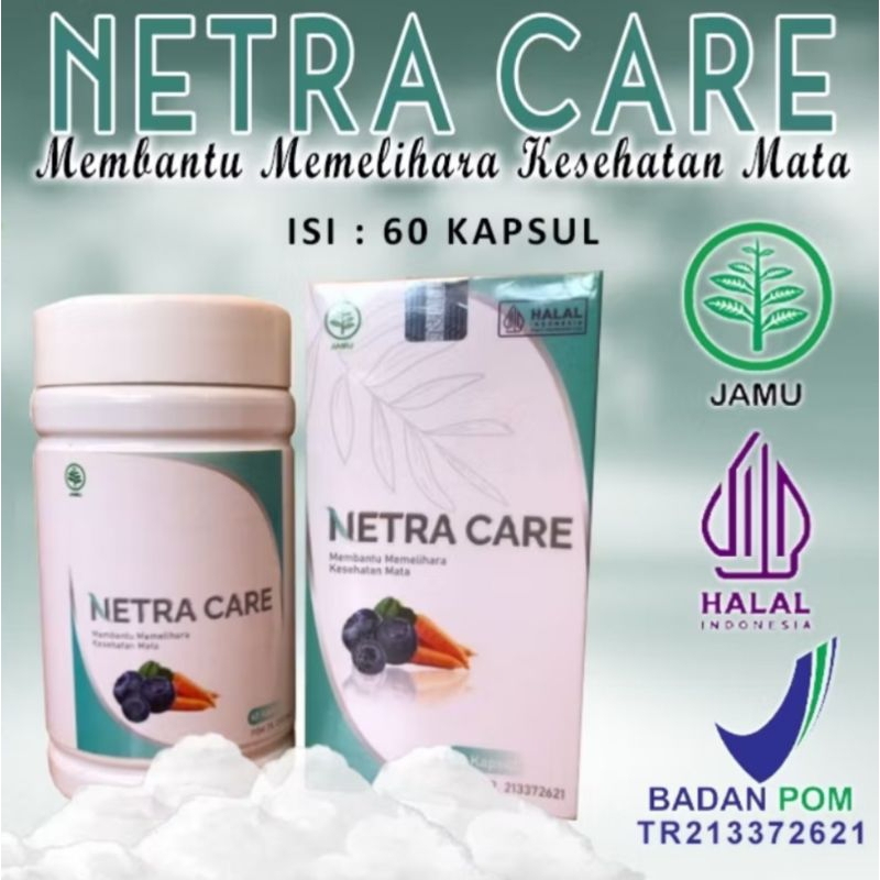 Netra Care Obat Mata Kapsul Asli Memelihara Kesehatan Mata Herbal Origina