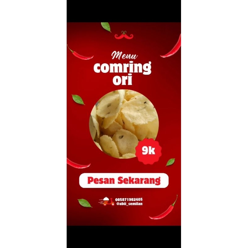 

250grm-500grm-1kg Comring singkong Bawang Daun