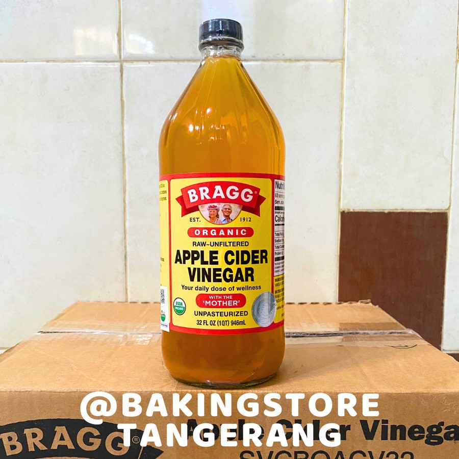 

Bragg Organic Raw Unfiltered Apple Cider Vinegar 32 Oz 946 ml | Cuka apel