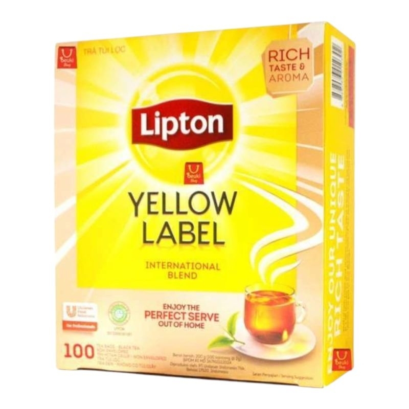 

Teh Lipton non Envlope 200gr isi 100 kantong