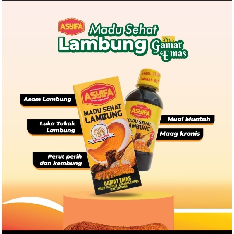 

madu lambung premium plus gamat emas ASYIFA