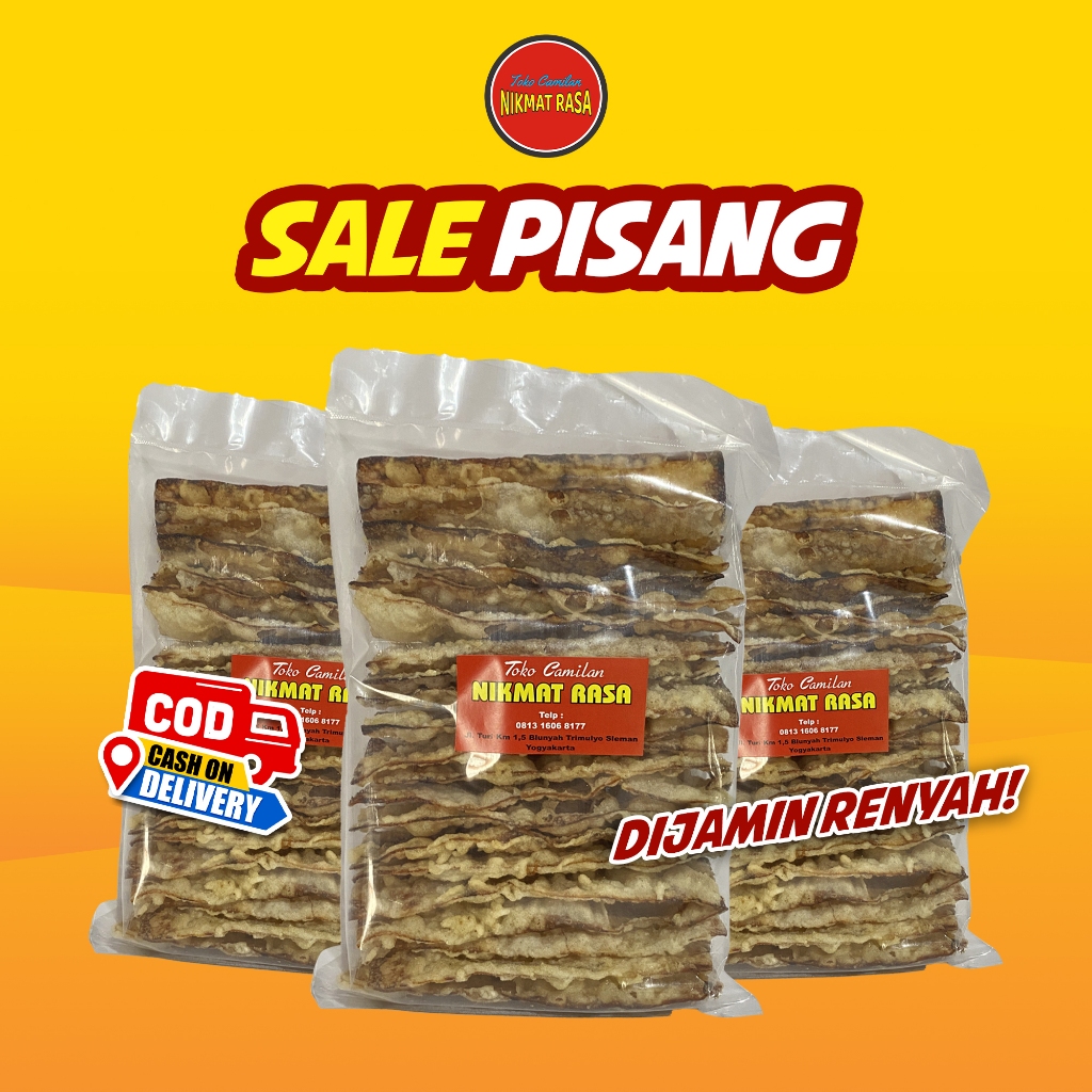 

Sale Pisang/ Keripik Pisang Lidah 250g Snack Kiloan Enak Murah