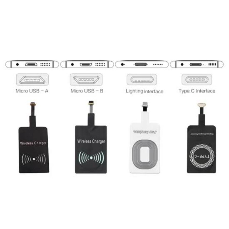 Qi Chip Wireless Charging Receiver Smartphone / Adapter Wireless Charging Add on / Wireless Receiver