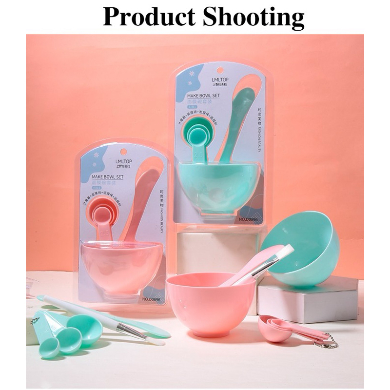 Set kuas masker Mangkok masker set Kuas masker Mangkok masker spatula masker kuas masker set spatula