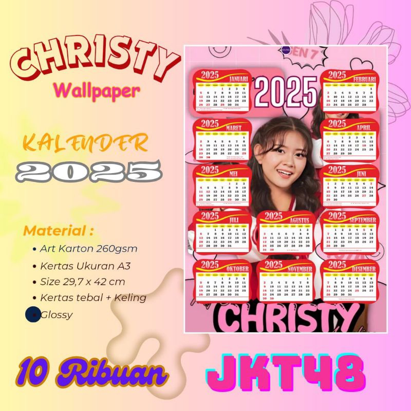 

Kalender JKT48 Tema Wallpaper Edisi CHRISTY 10Ribuan