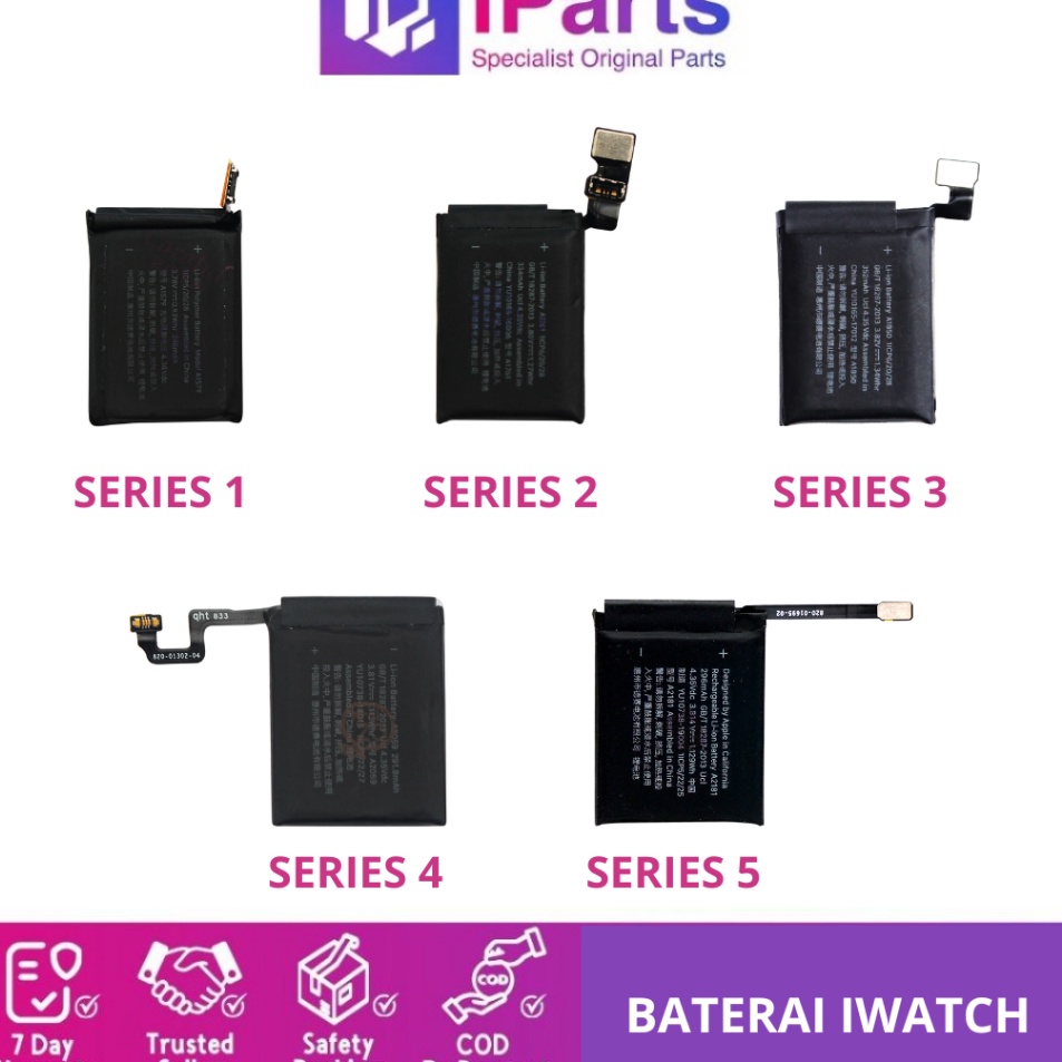 Hot Now  Baterai iWatch Seri 1 2 3 4 5 6 7 Jam Tangan Smartwatch Series