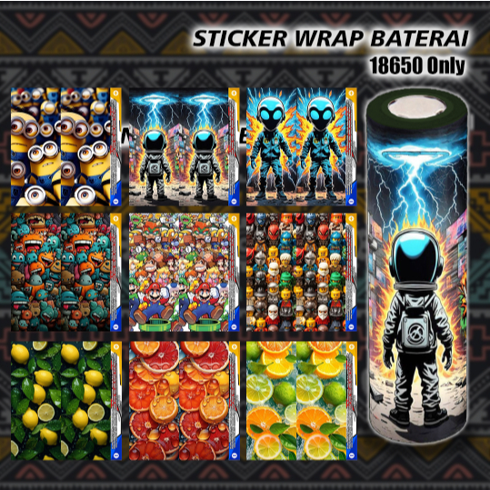 

STORYELLY - Pelindung Baterai - Stikerskin Wrap Random Art