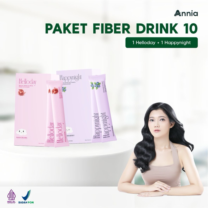 

Annia Slim Fiber Drink 10 Hari | Suplemen Pelangsing Herbal