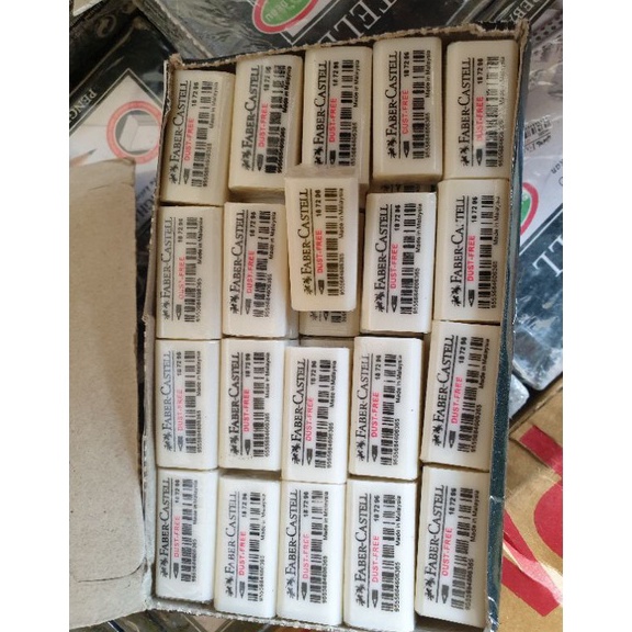 

KODE R1S Penghapus Faber Castell Dust Free 1 pack isi 4 pcs